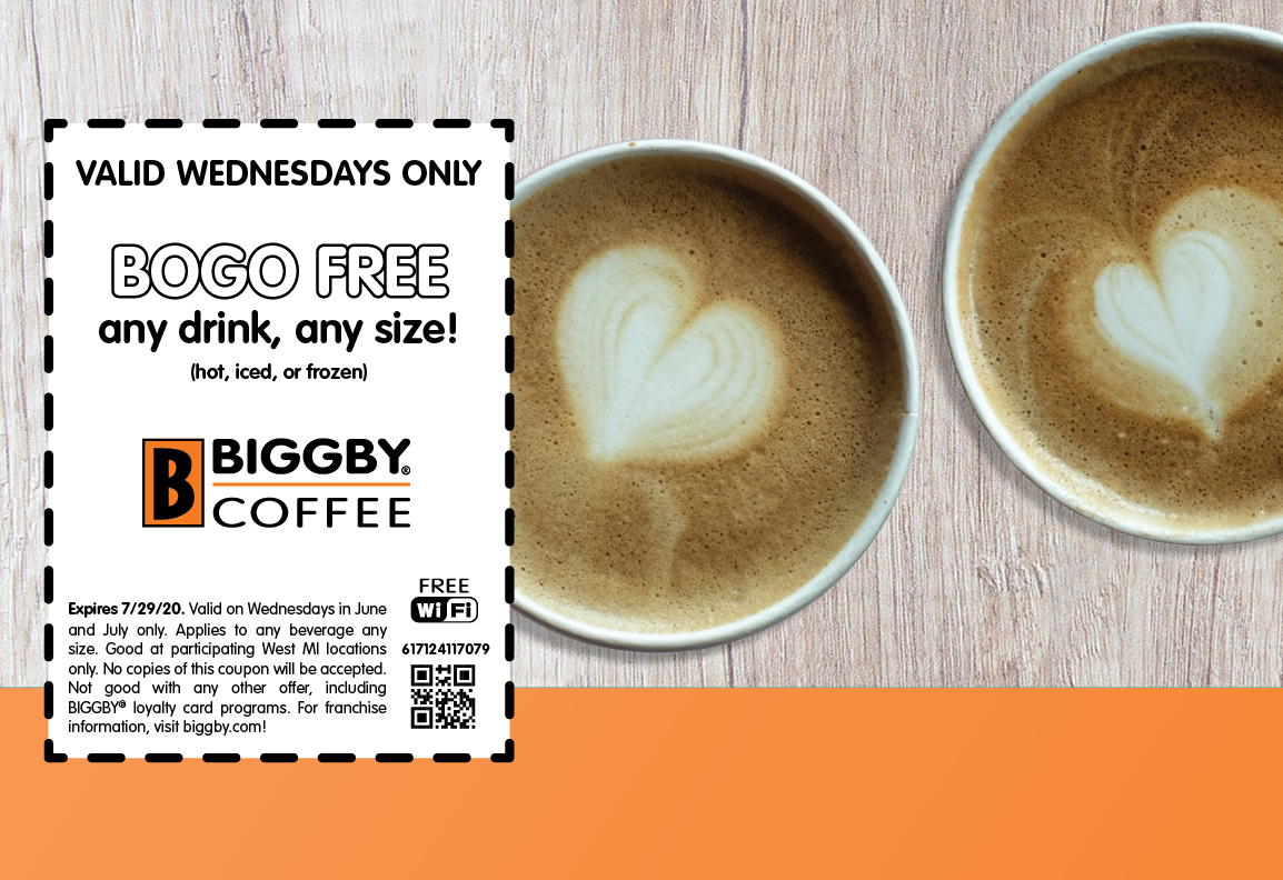 BOGO Wednesday! West MI (June/July)