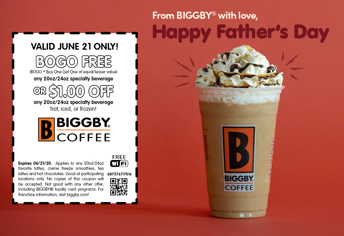 FathersDay20_Coupon BIGGBY COFFEE®