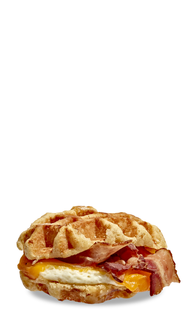 Maple Waffle Sandwich with Bacon